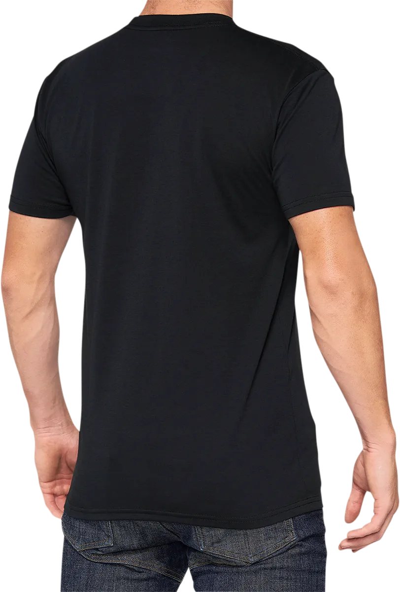 100% Athol Tech T-Shirt - Black - Small 35025-001-10