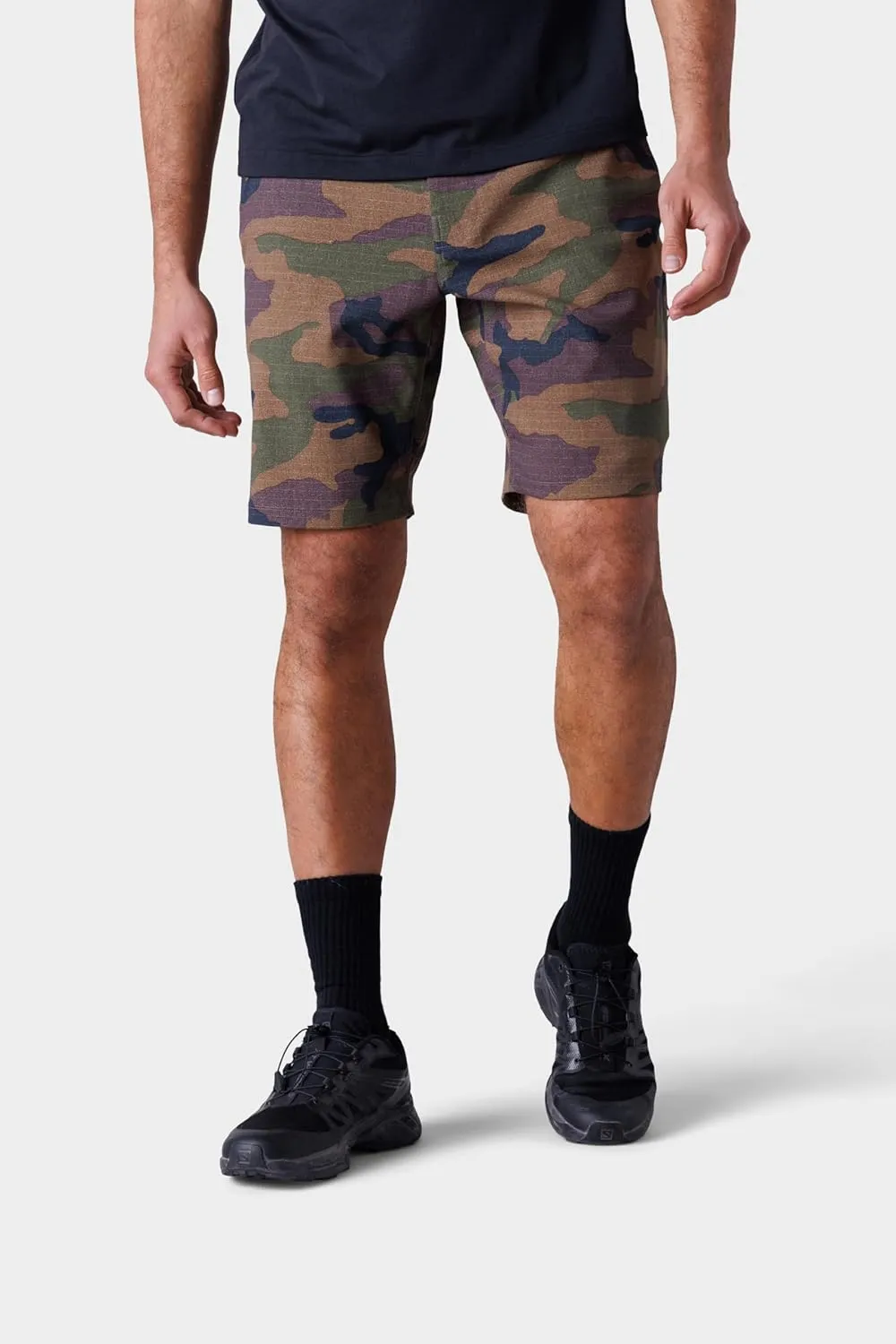686 Men's Everywhere Hybrid Short - Quick-Drying Classic Shorts - 10 Pocket Design