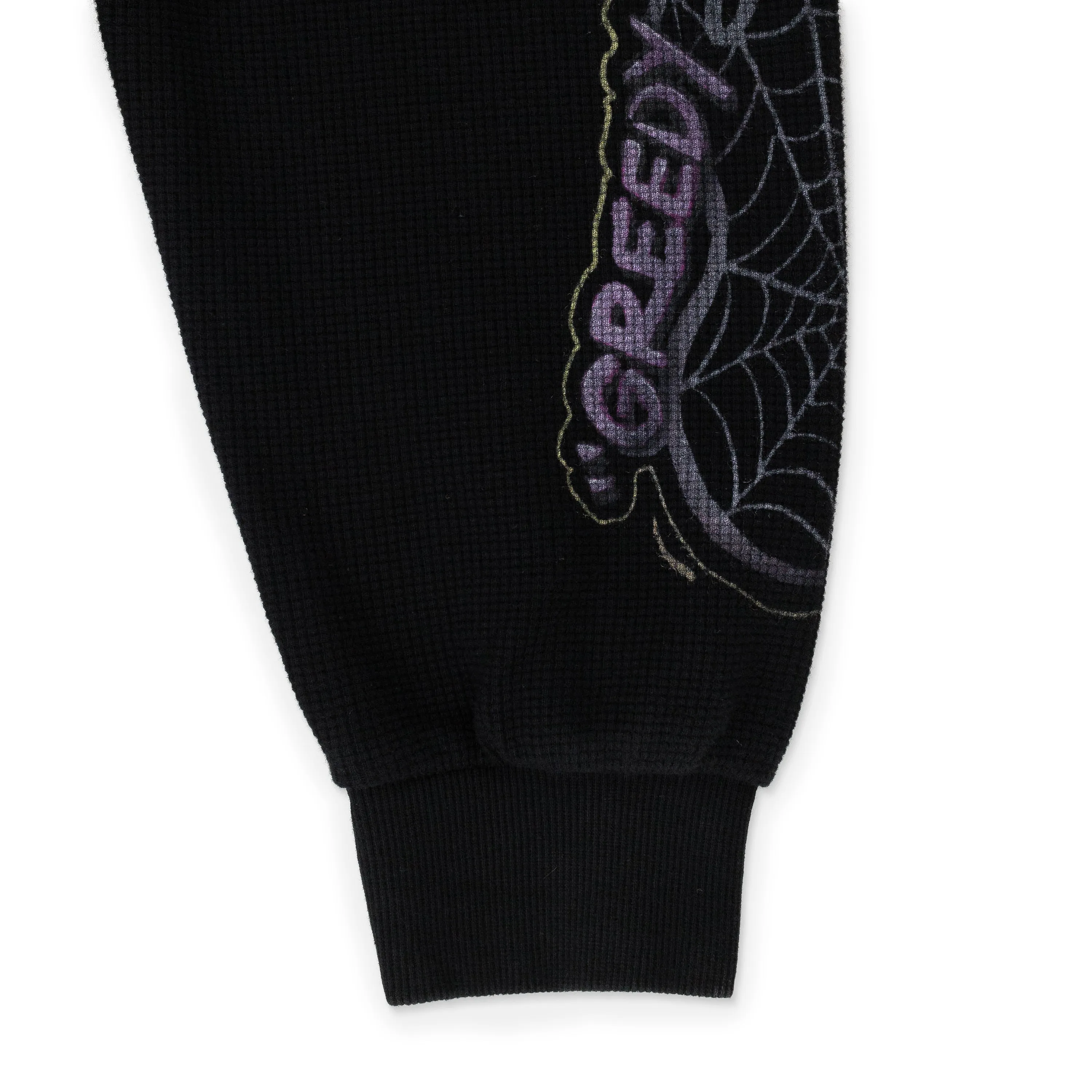 ALL OVER PRINT THERMAL BLACK T-SHIRT
