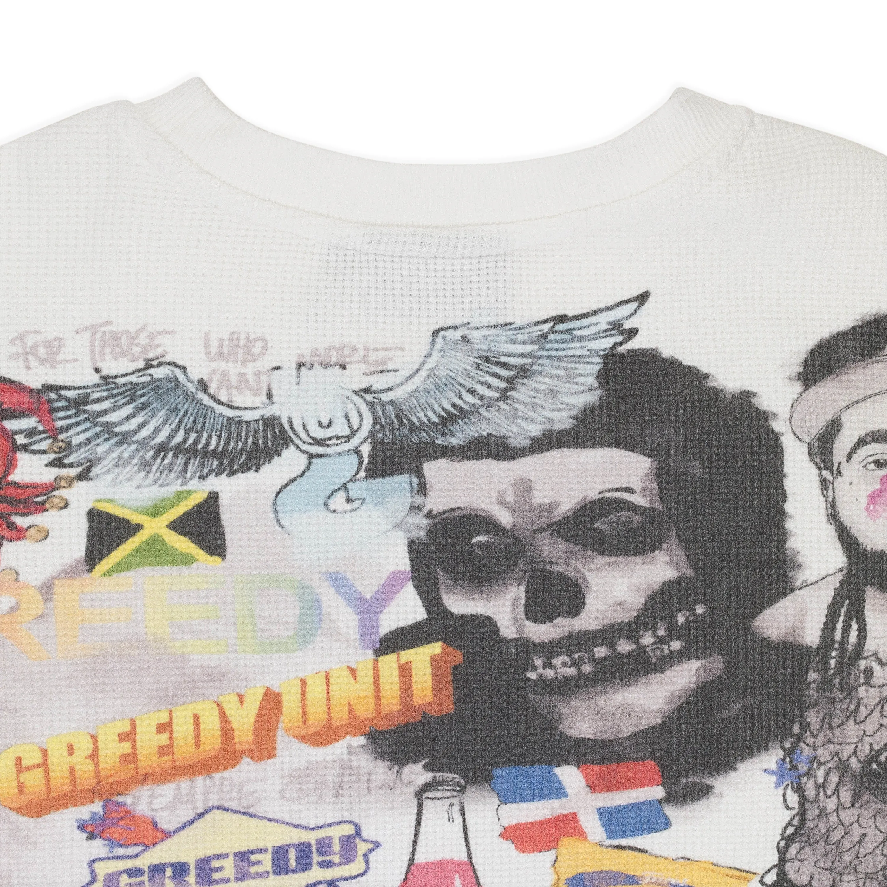 ALL OVER PRINT THERMAL WHITE T-SHIRT
