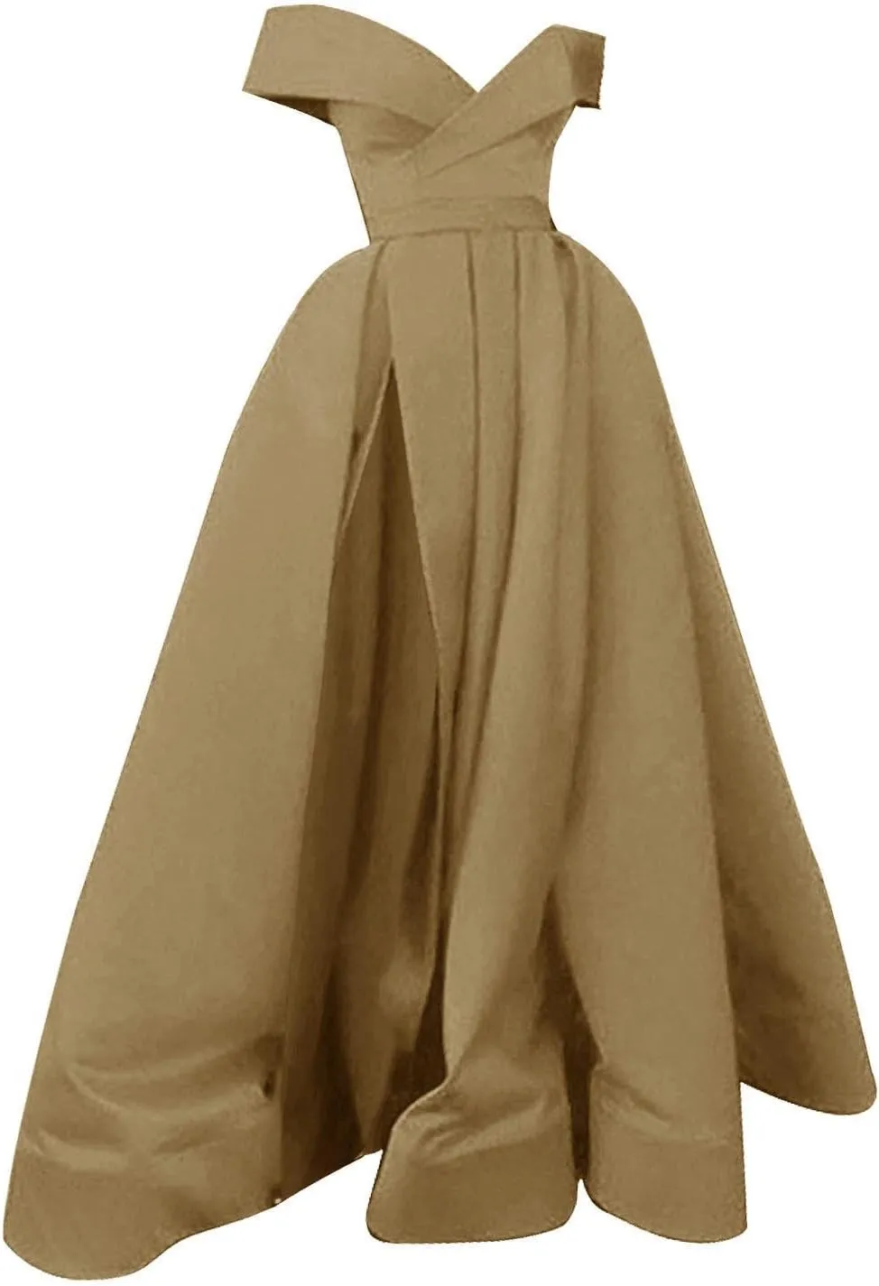 Black Formal Dresses for Women Gowns Evening Party Cocktail Dress Split Elegant V Neck Wrap Ruffle Wedding Guest Dress