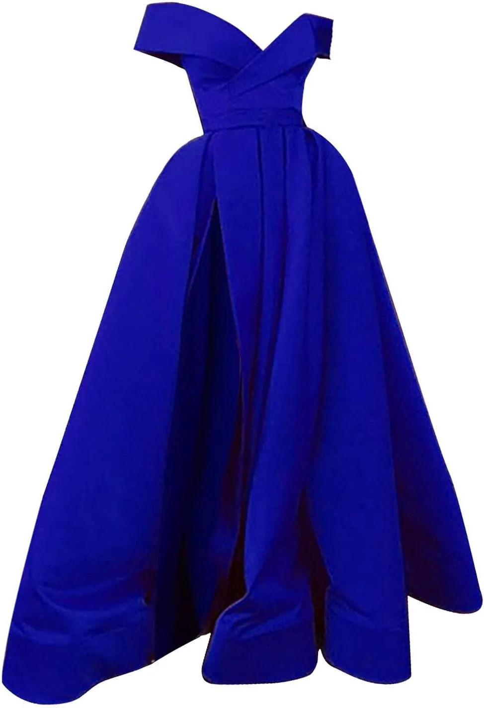 Black Formal Dresses for Women Gowns Evening Party Cocktail Dress Split Elegant V Neck Wrap Ruffle Wedding Guest Dress