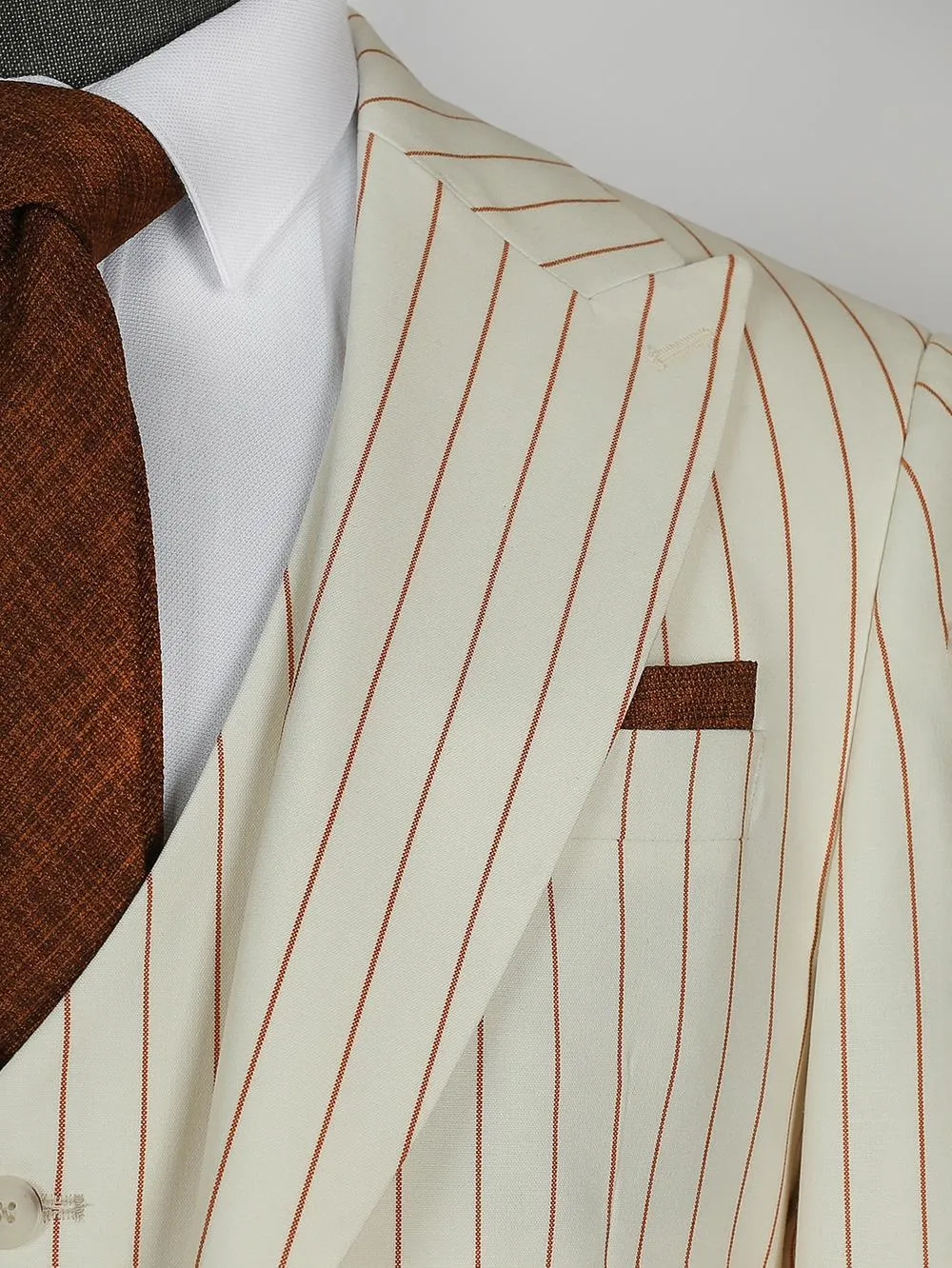 Brandon White Set Blazer Linen Suit