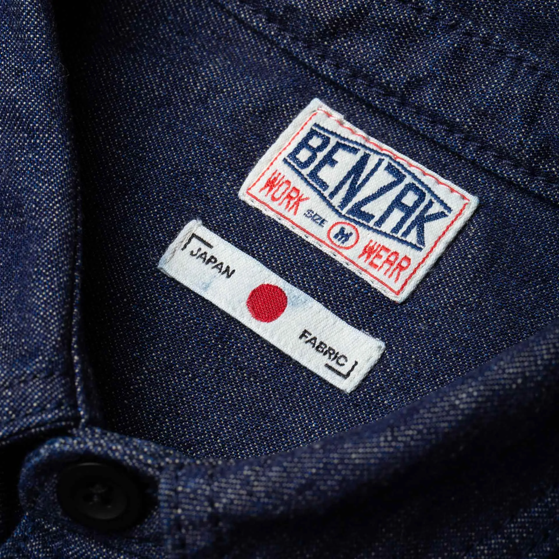 BWS-04 SCOUT OVERSHIRT 10 oz. tinted denim