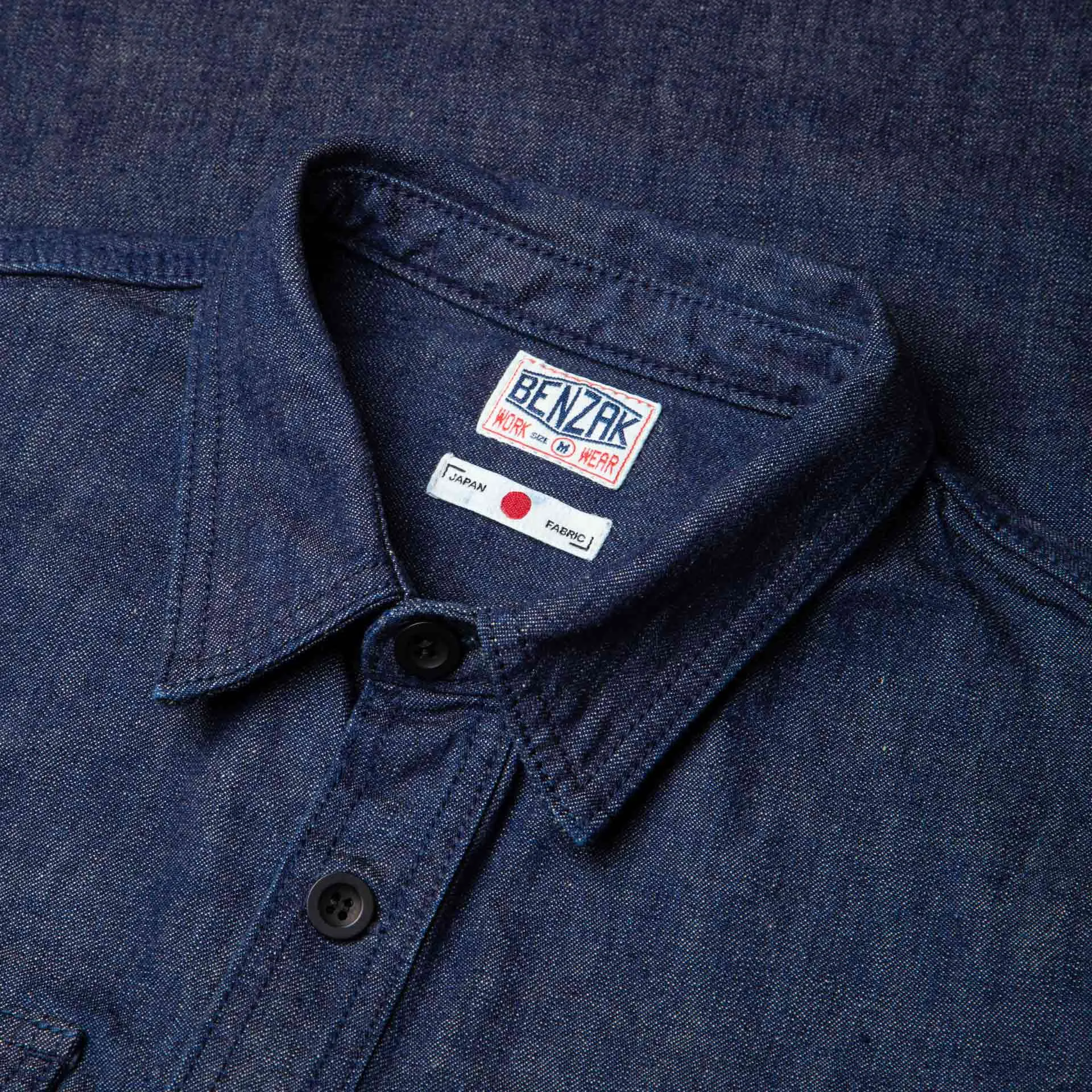 BWS-04 SCOUT OVERSHIRT 10 oz. tinted denim