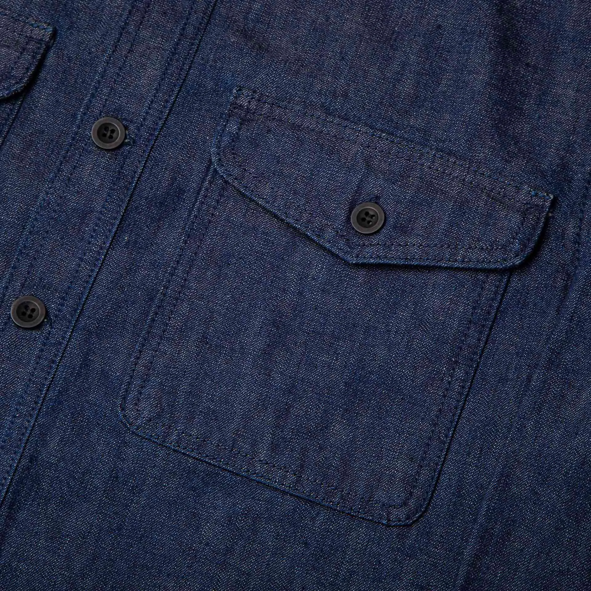 BWS-04 SCOUT OVERSHIRT 10 oz. tinted denim
