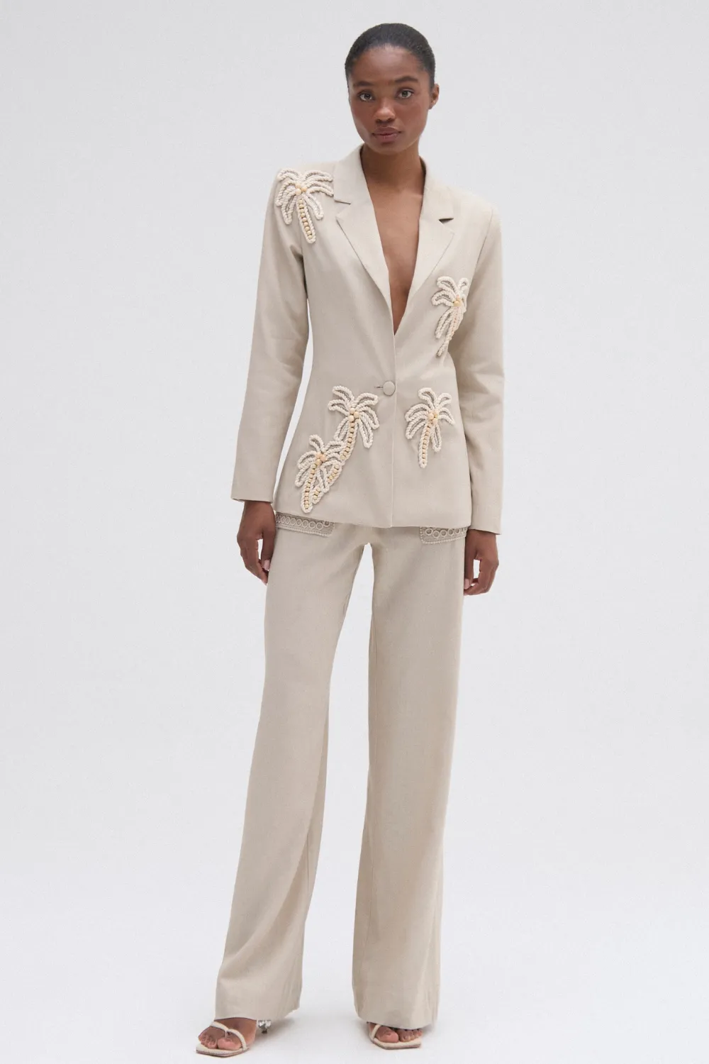 CANDY LINEN BLAZER