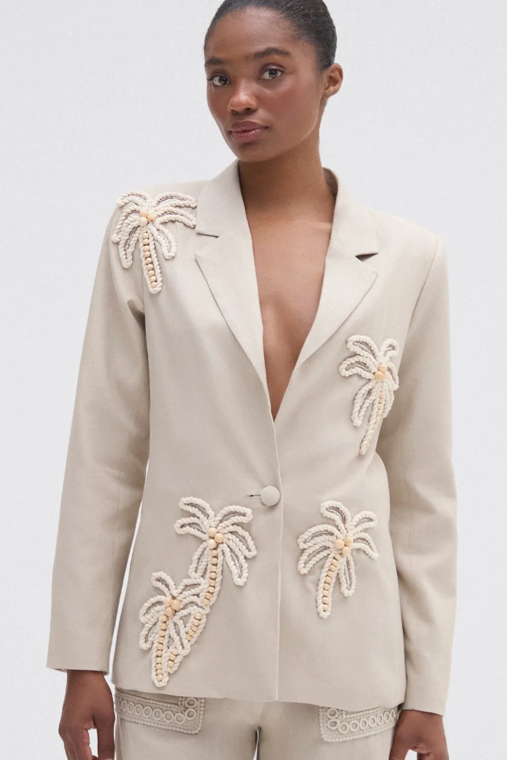CANDY LINEN BLAZER