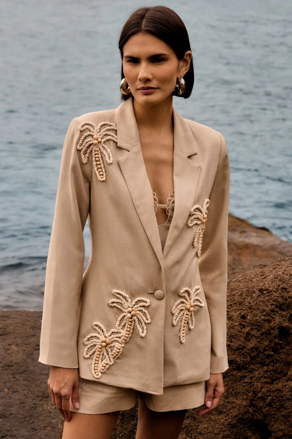 CANDY LINEN BLAZER