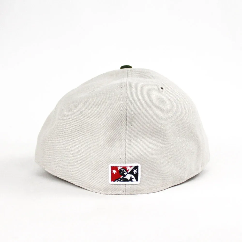 Capital City Bombers New Era 59Fifty Fitted Hat (Stone Olive Red Gray Under Brim)