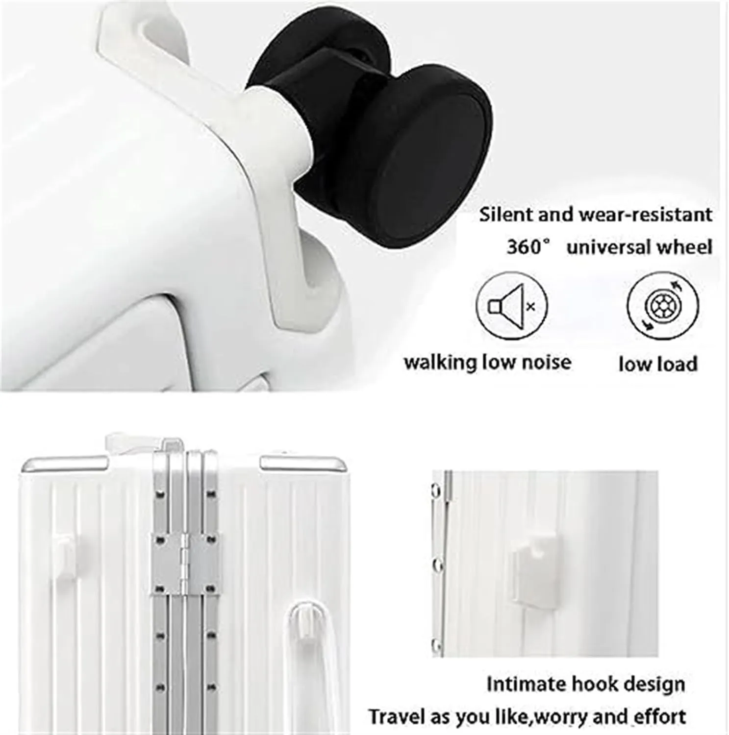 Carry On Luggages Suitcase Carry On Luggage Suitcases with Wheels Luggage with USB Charging Suitcase Checked Luggage Luggage Suitcases (C-24in