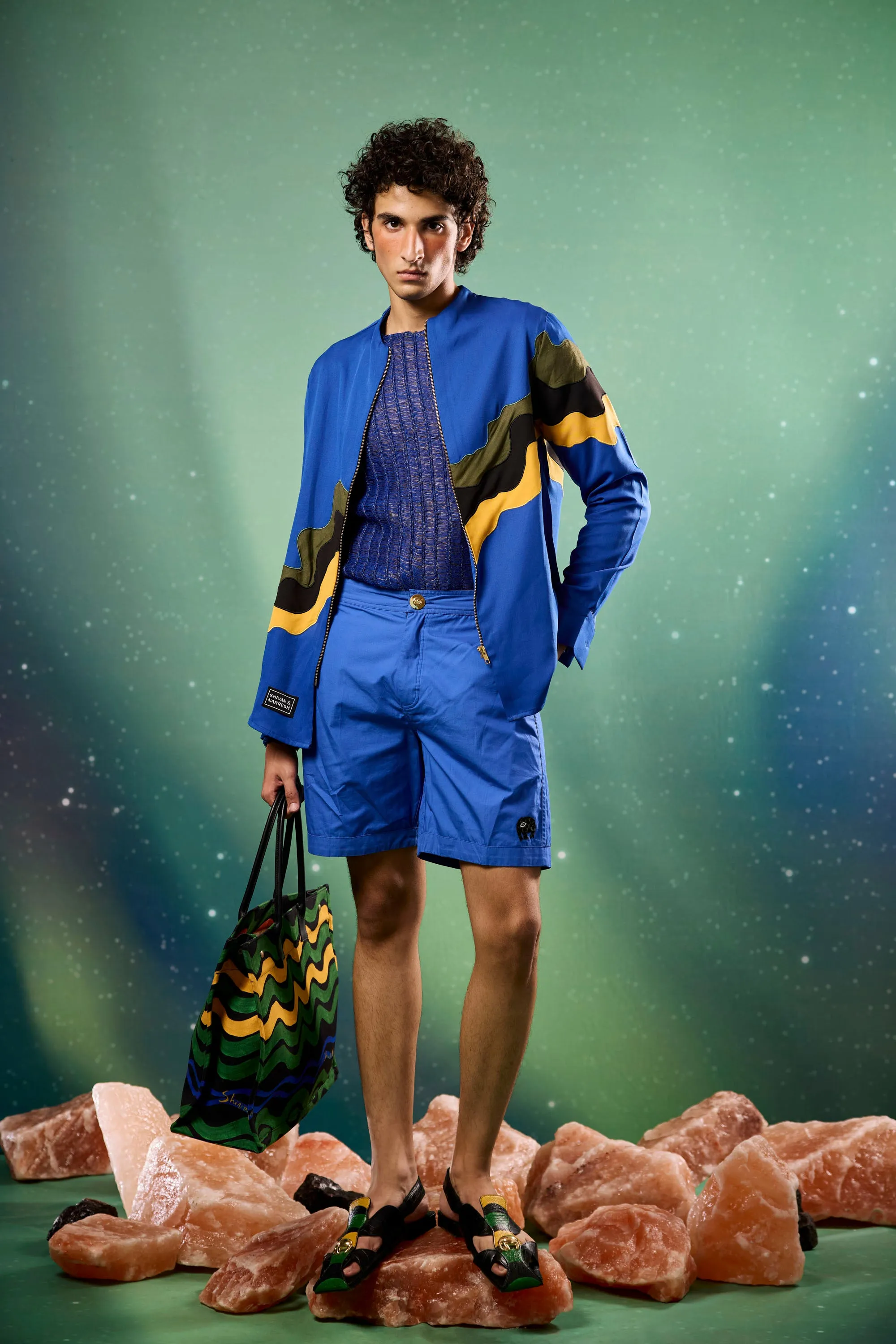 Cerulean Swirl Shacket