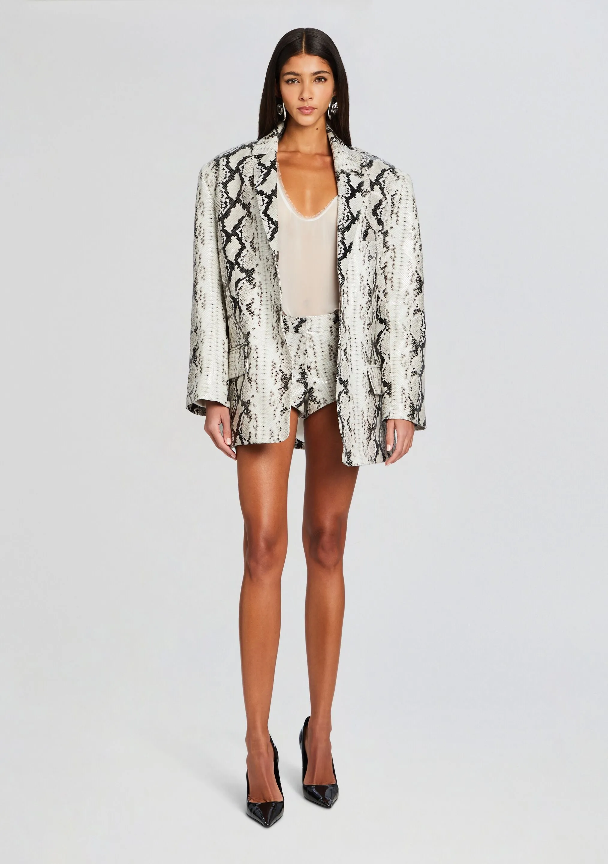 Chloe Leather Blazer
