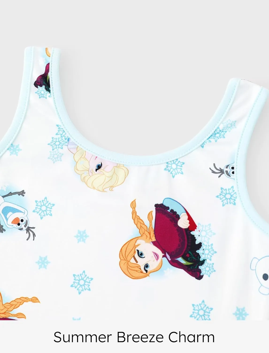 Disney Frozen Elsa Princess Minnie Stitch Toddler Girl Tank Dress Summer Beach Holiday Sleeveless A-Line Sundress 2-13 Years