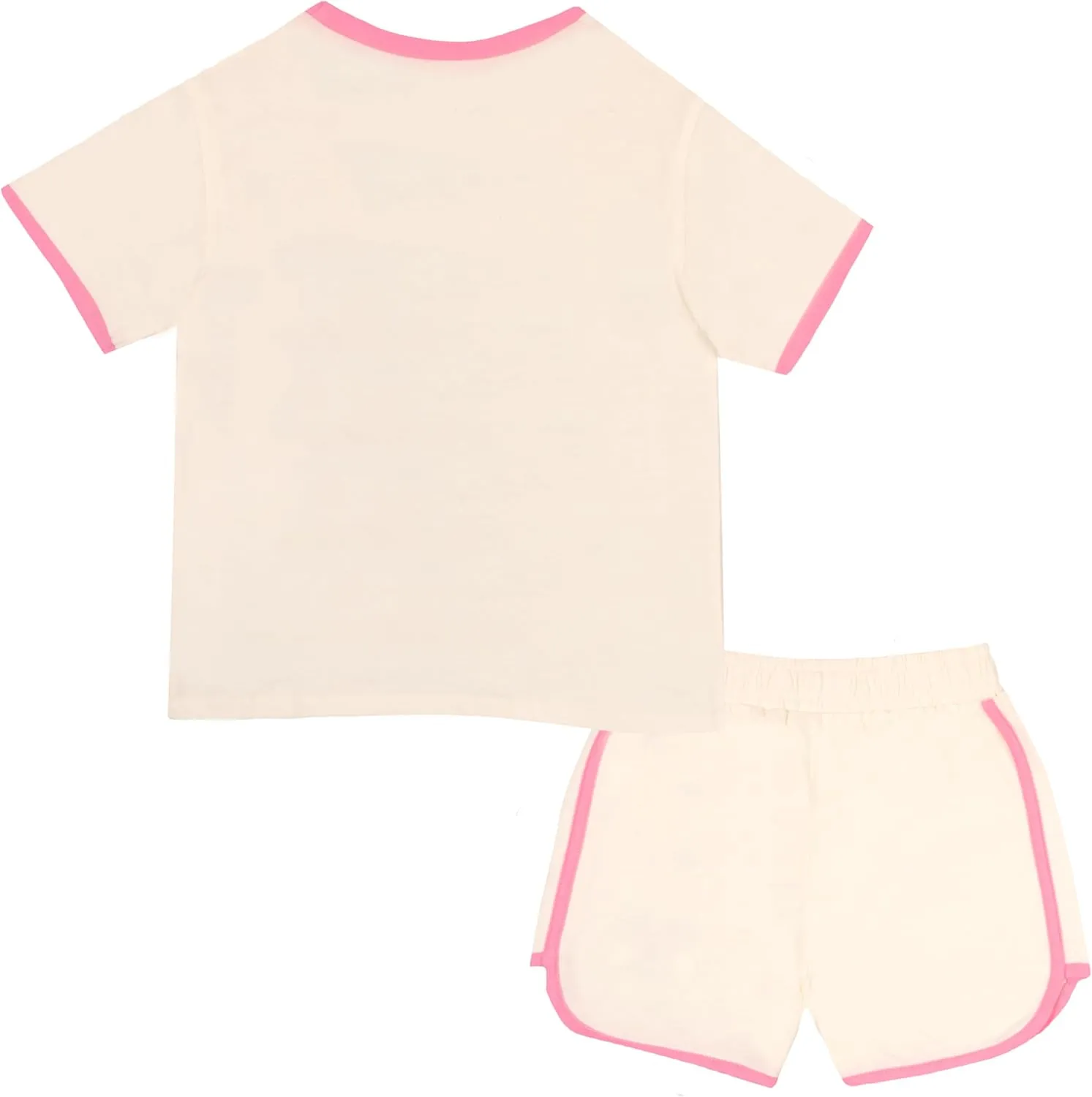 Disney Princess Minnie Mouse Lilo and Stitch Girls Short Sets Shirt and Shorts Set Girl Outfits for Toddler and Kids Clothes