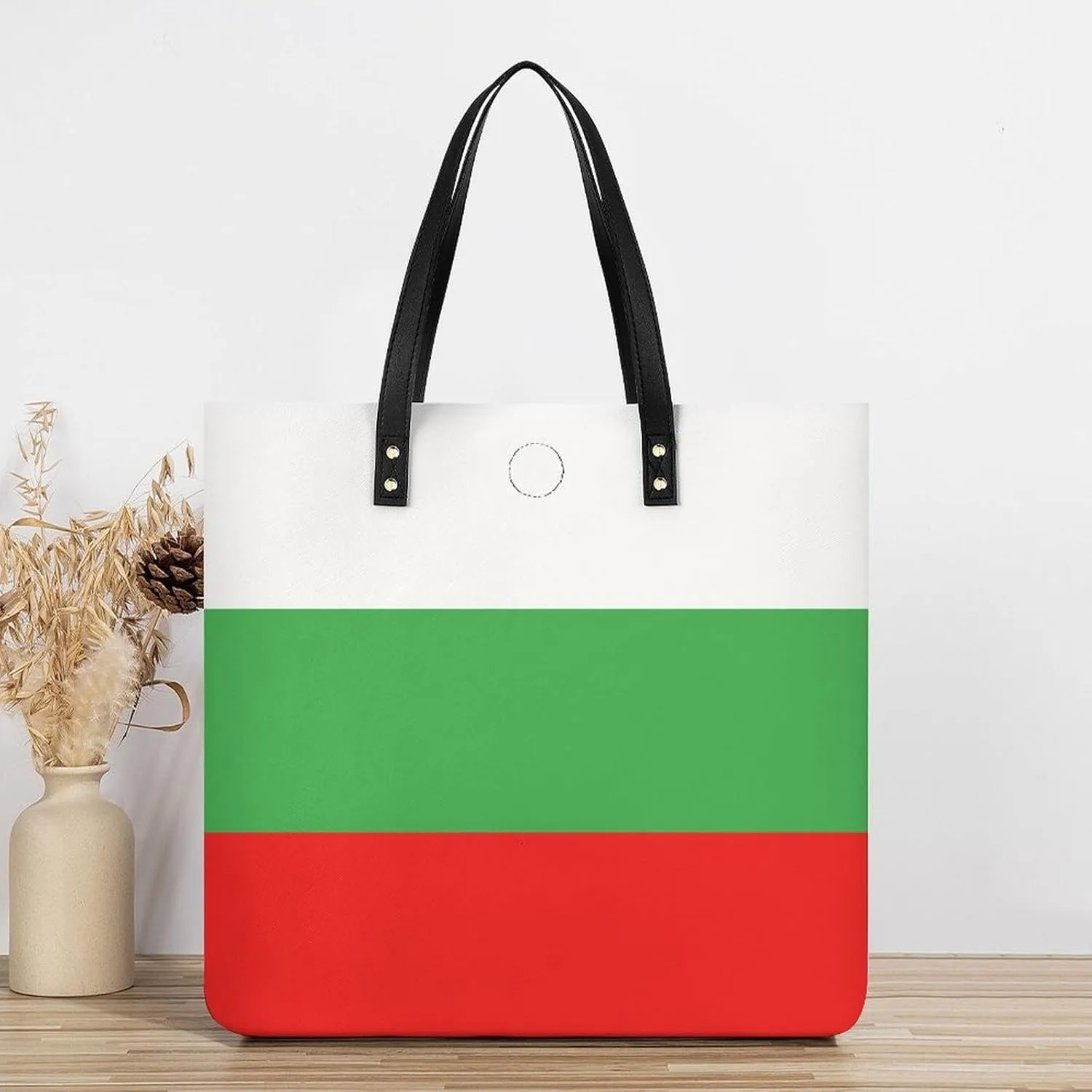 Fashionable Papua New Guinea Flag Women's Leather Hobo Tote Bag Large Capacity for Daily Essentials