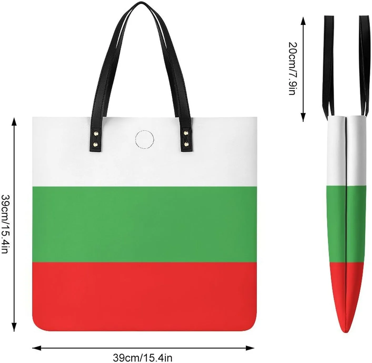 Fashionable Papua New Guinea Flag Women's Leather Hobo Tote Bag Large Capacity for Daily Essentials
