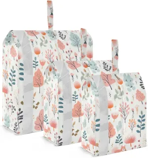 Forest Plants Packing Cubes for Travel 3 Set Compressible Packing Cubes Luggage Organizer Bags for Travel Essentials