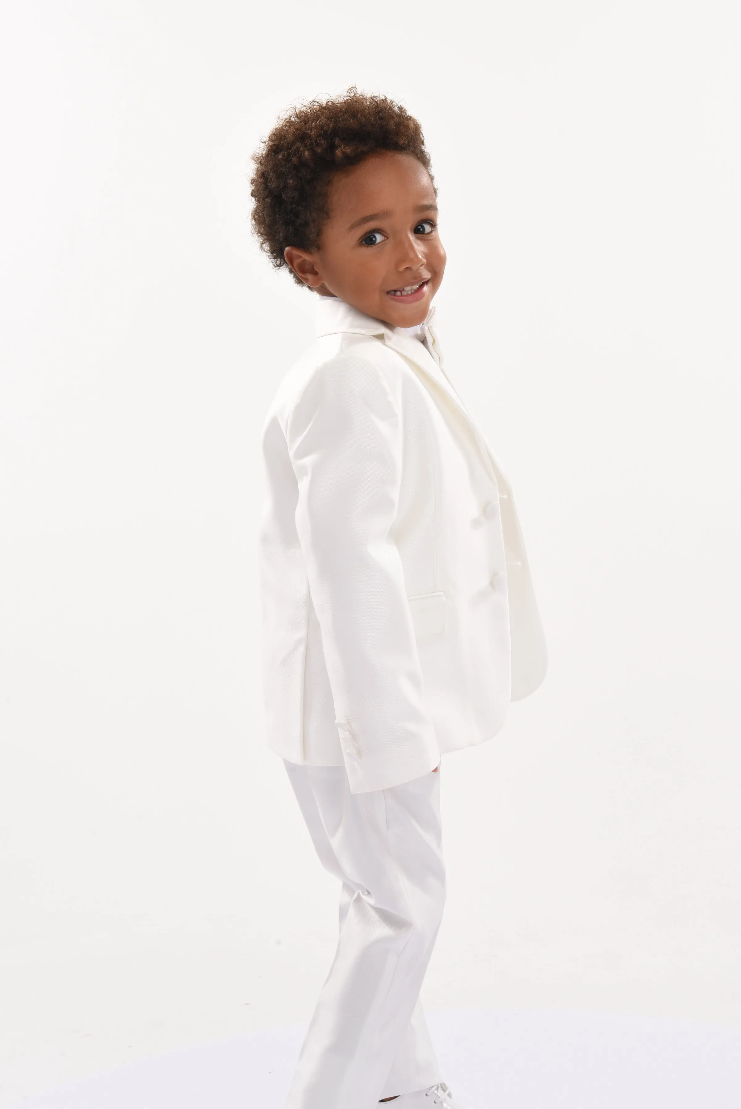 Ivory 5pc Peak Lapel Tuxedo