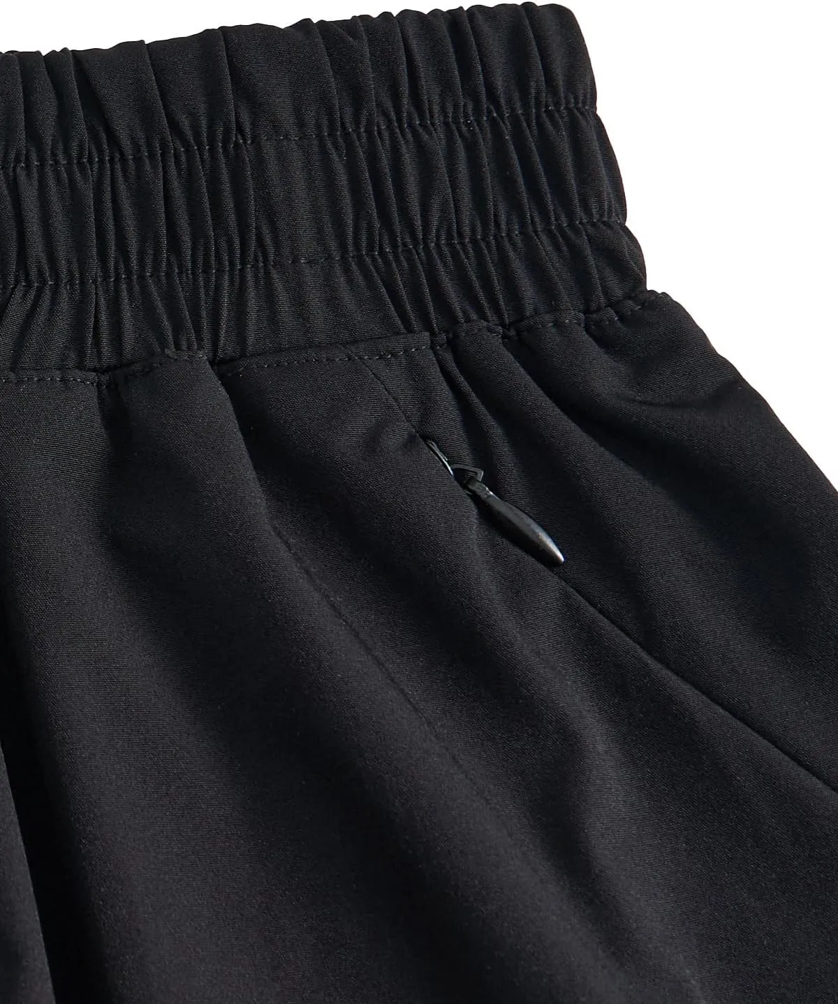 JiAmy Girls Athletic Shorts 2 in 1 Running Casual Workout Overlay High Waisted Elastic Waist Activewear with Zip Pockets