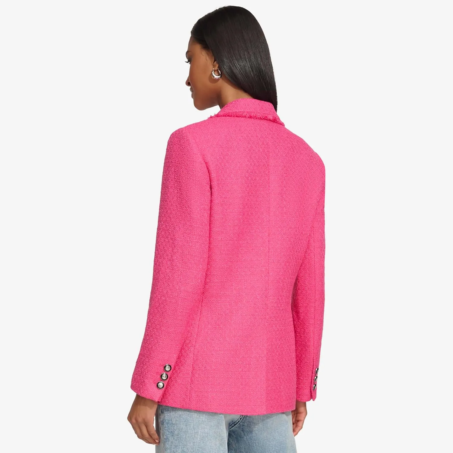 KARL LAGERFELD Women's Tweed Blazer Jacket