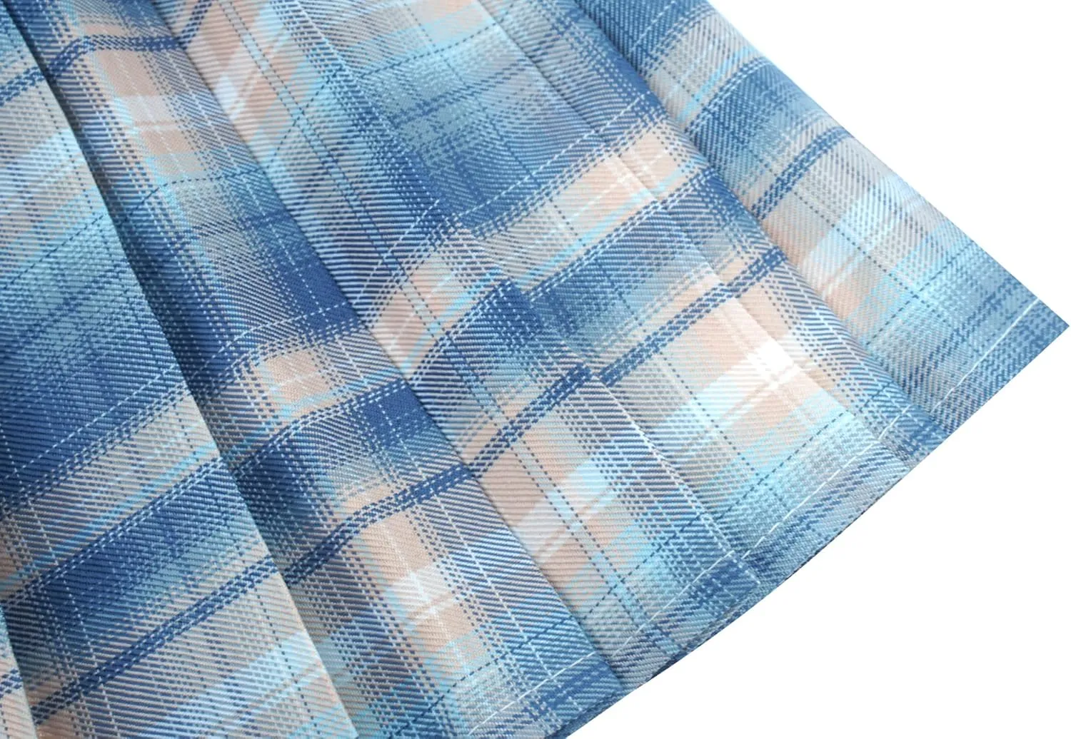 Kids Girls Pleated Plaid Skirt with Inner Shorts Elastic High Waist School Uniform Mini JK Skorts