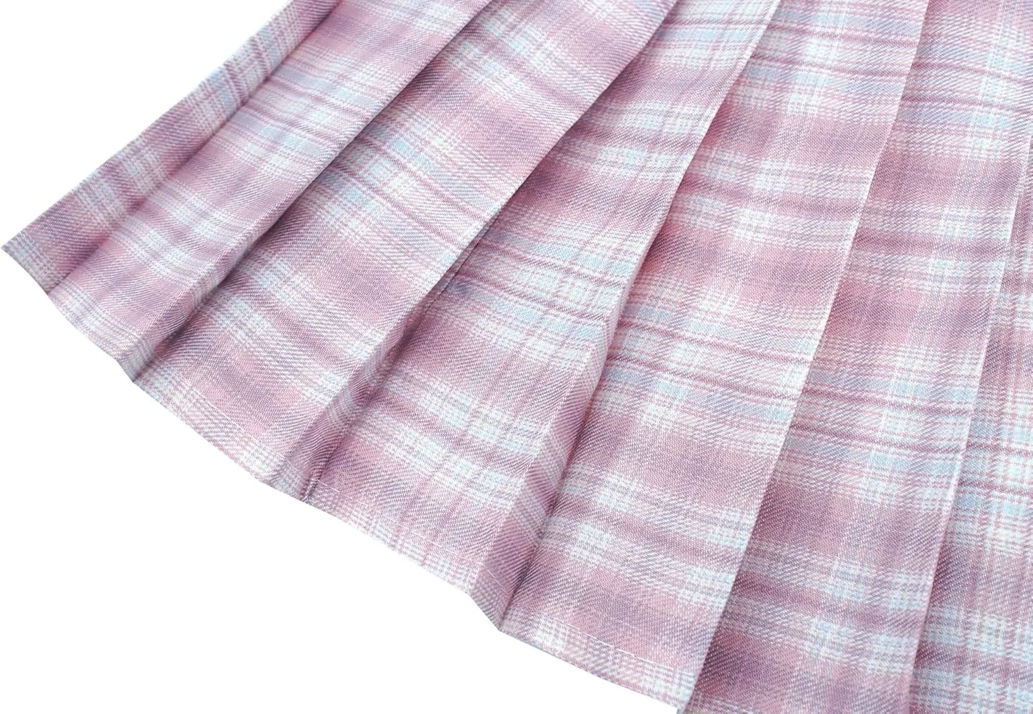 Kids Girls Pleated Plaid Skirt with Inner Shorts Elastic High Waist School Uniform Mini JK Skorts