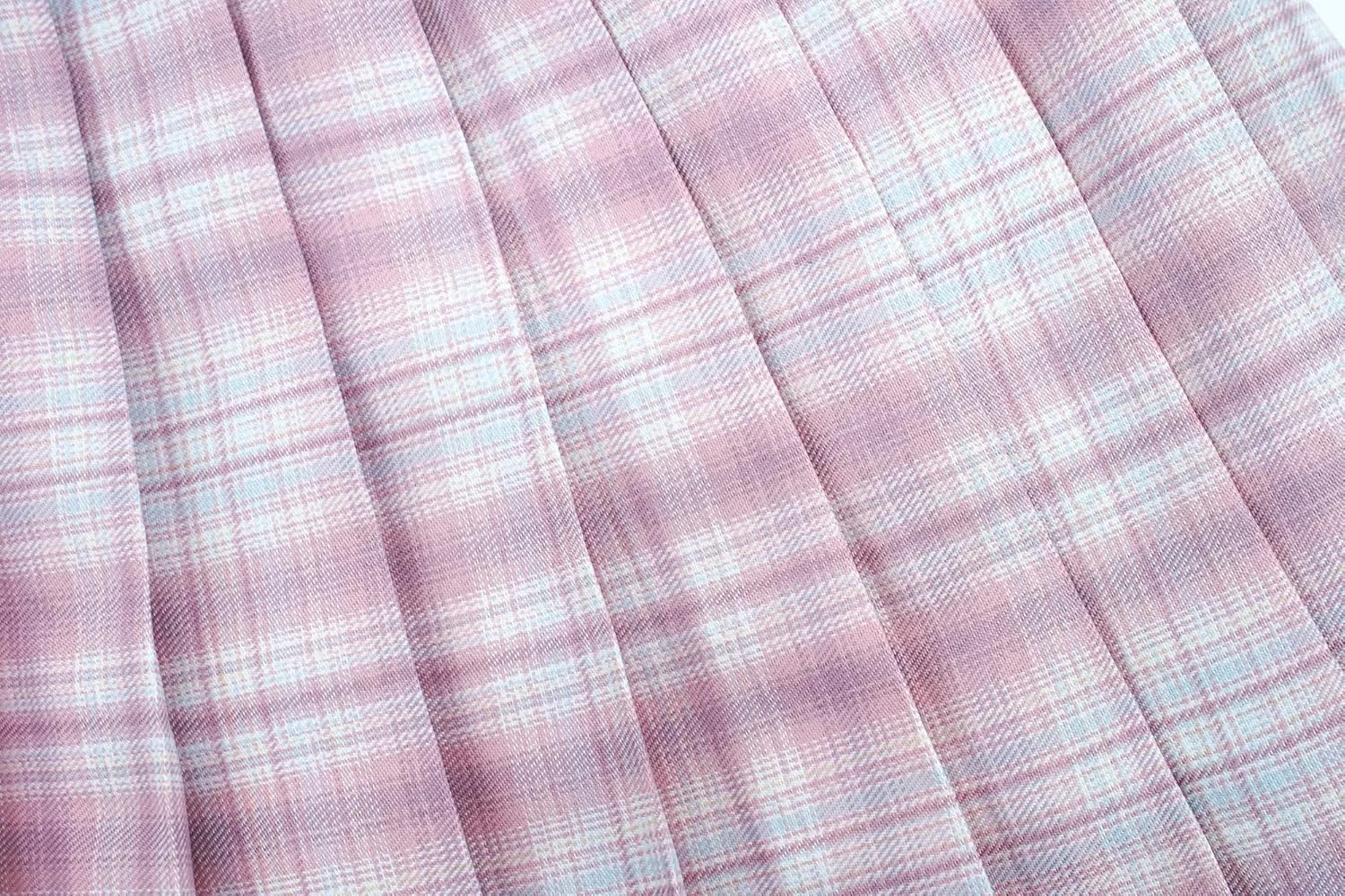 Kids Girls Pleated Plaid Skirt with Inner Shorts Elastic High Waist School Uniform Mini JK Skorts