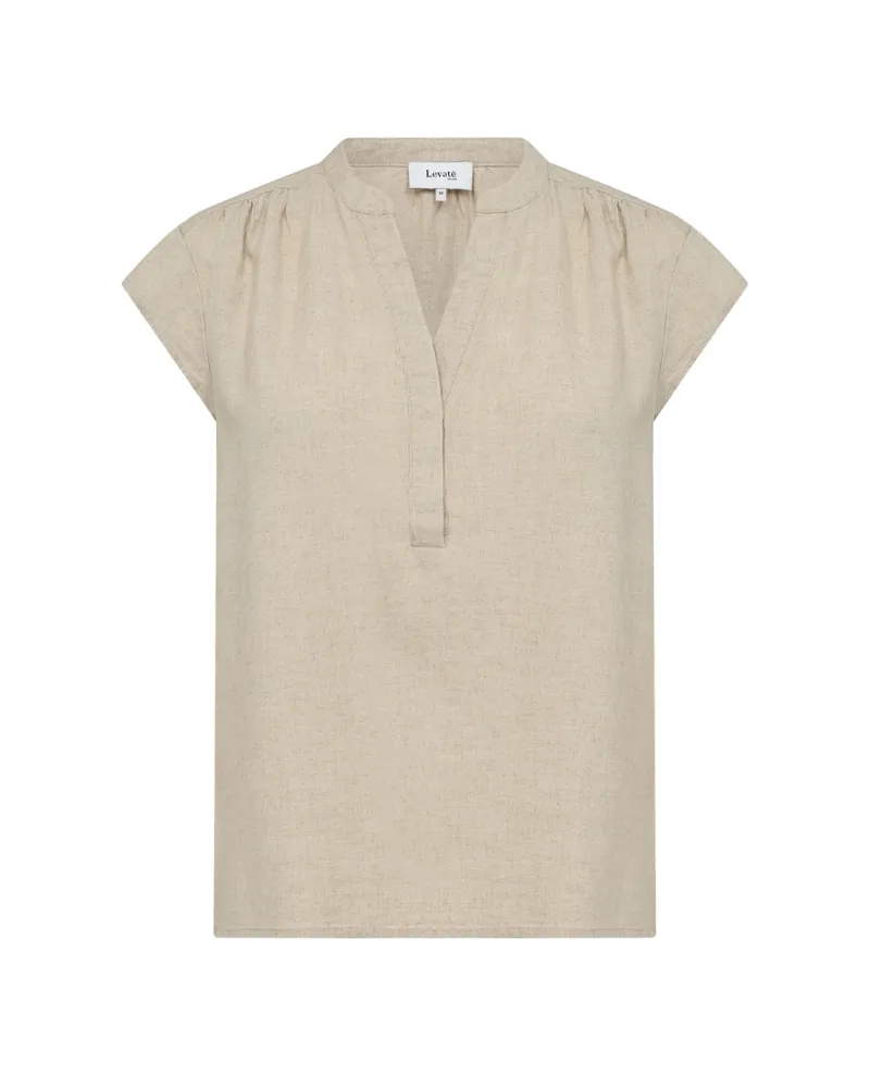 Levete Room Naja Island Beige Linen Top