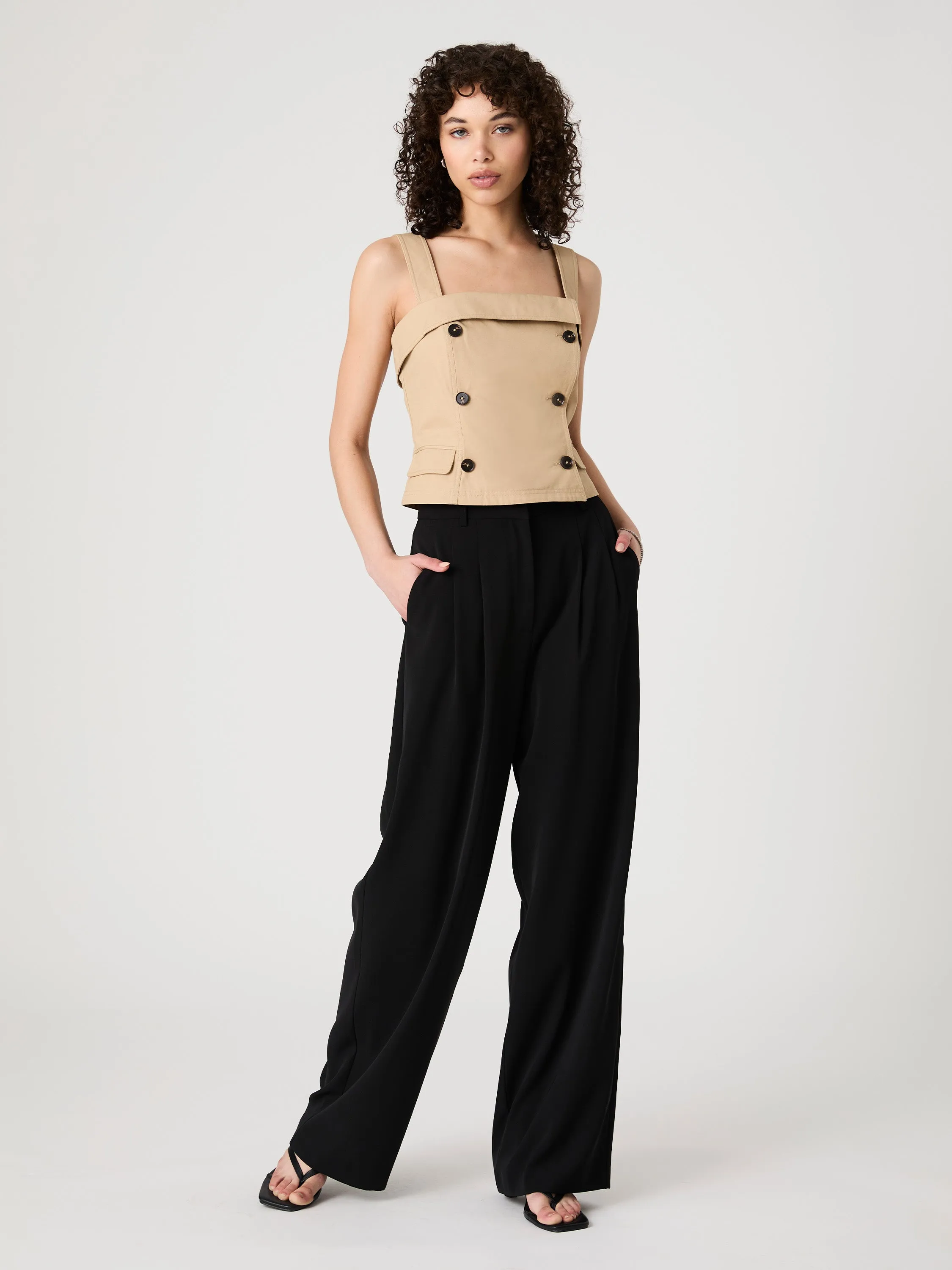 Lightweight Trench Top