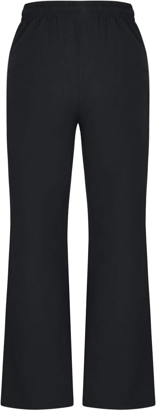 Linen Pants Women Summer Drawstring Plus Size Linen Pants for Women Casual Baggy High Waisted Pants Trousers