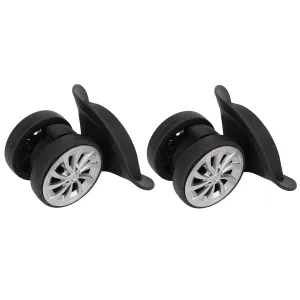 Luggage Wheels Replacement, 360 Degree Swivel Wheel Carry On Luggage Wheels with Screws for Travel