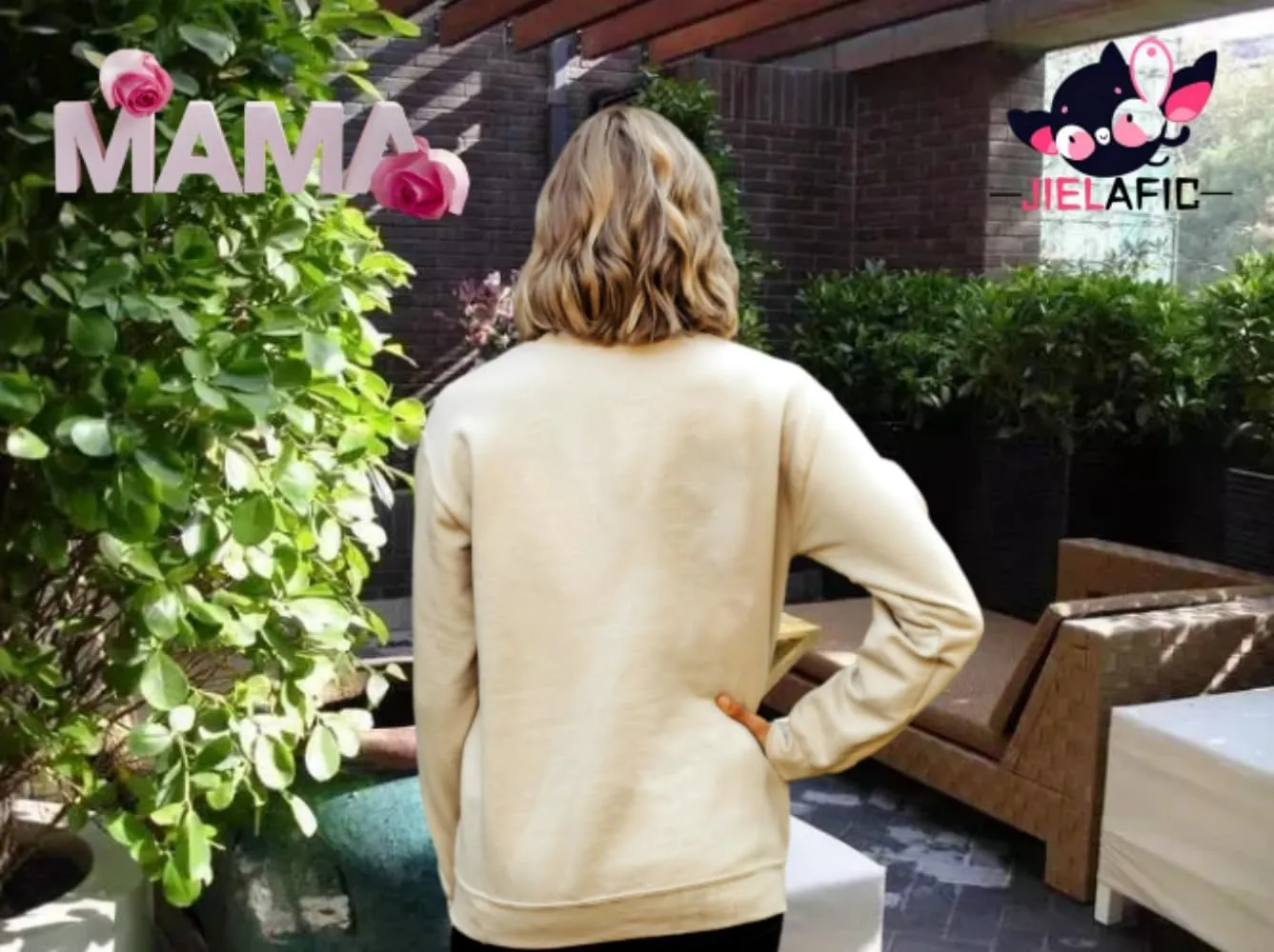 Mama Sweatshirt Leopard Mama Letter Graphic Shirt Mom Sweatshirt Pullover Sweater for Women