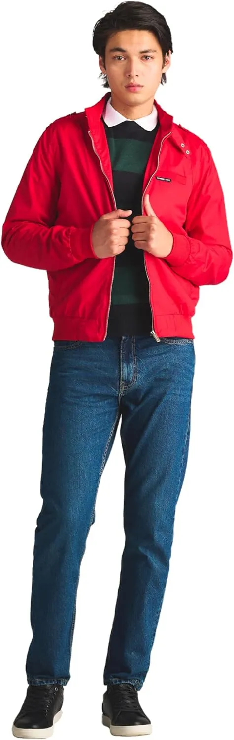 Members Only Original Iconic Racer Jacket for Men | Slim Fit |