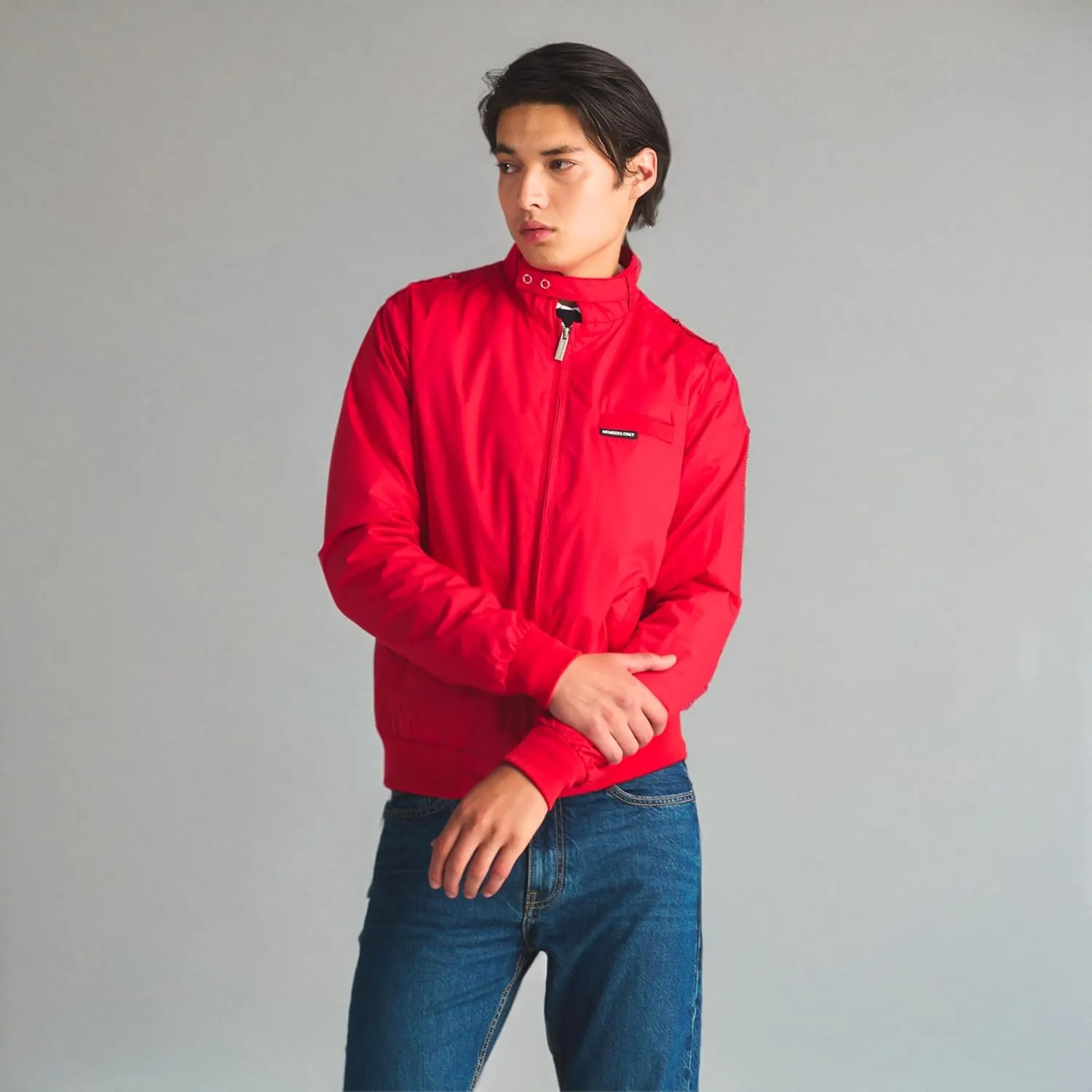 Members Only Original Iconic Racer Jacket for Men | Slim Fit |