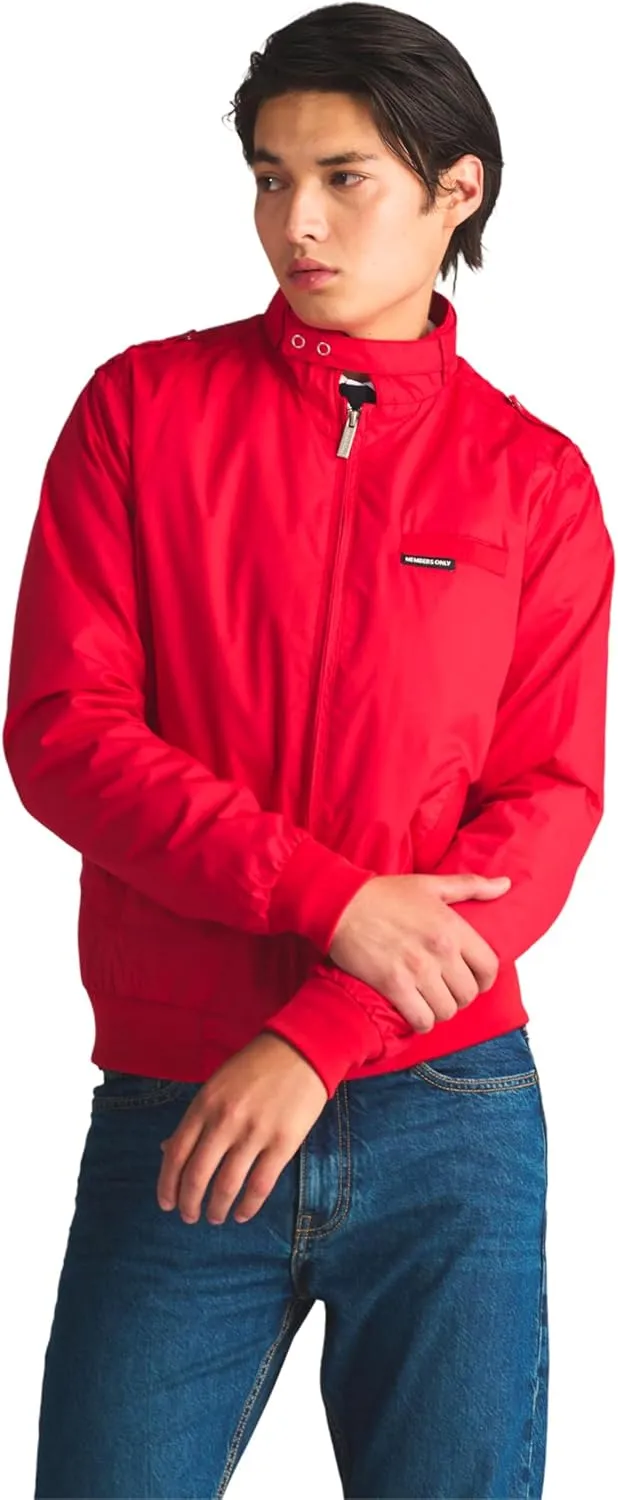 Members Only Original Iconic Racer Jacket for Men | Slim Fit |