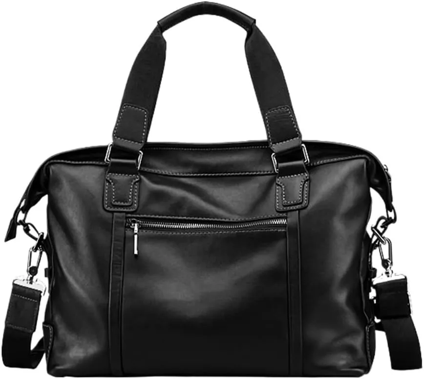 Men's Bags Leather Men's Handbags Large Capacity Horizontal Computer Bag Layer Cowhide Business Briefcase