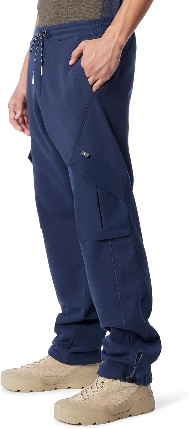 Men's Motor Cross Pull on Sweat Pant with Cargo Pockets Standard
