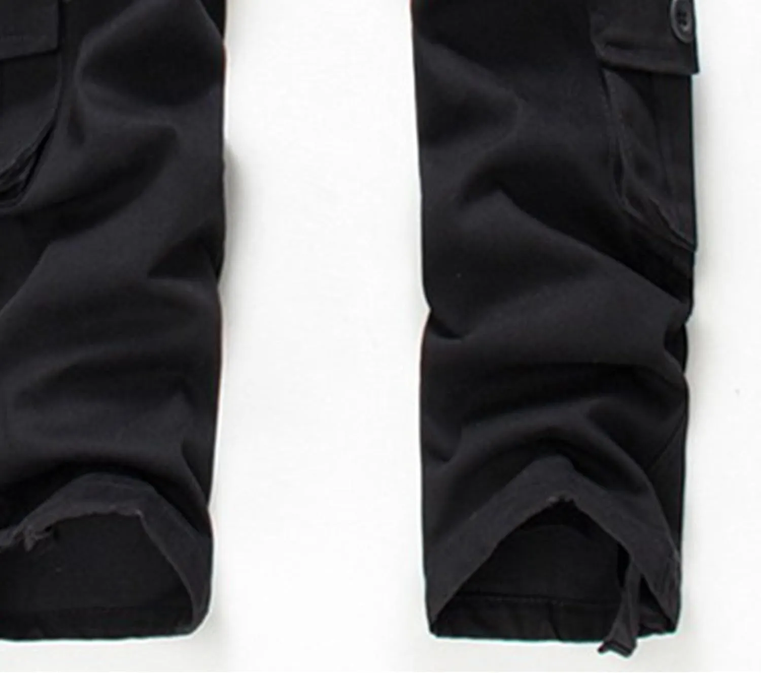 Mens Multi Pockets Cargo Pants Hiking Combat Work Outdoor Trousers Casual Slim Straight Fit Sweatpants