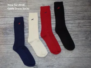 MW Cable Dress Socks