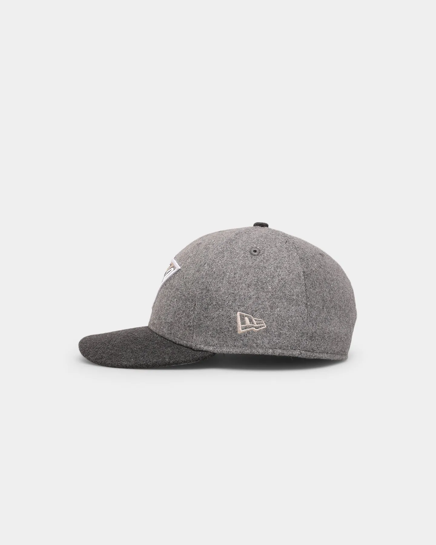 New Era Essendon Bombers 'Melton Wool Cap' AFL '22 59FIFTY Low Profile Fitted Dark Grey
