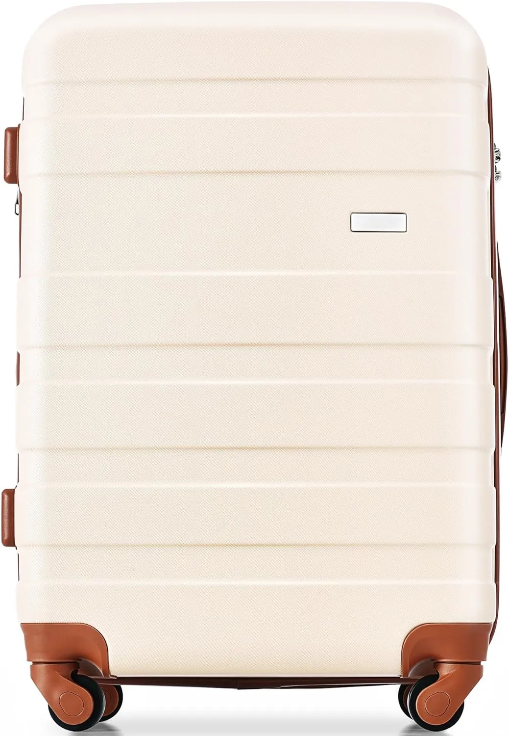 New Hard Shell 3PCS Luggage Set With Rotating Wheels, 20' 24' 28'(Beige)