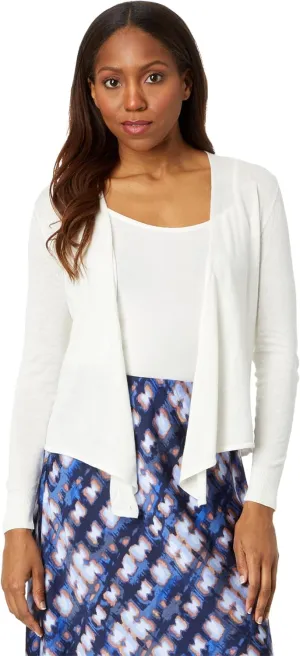 NIC ZOE Women's All Year 4-Way Cardigan, Classic Cream