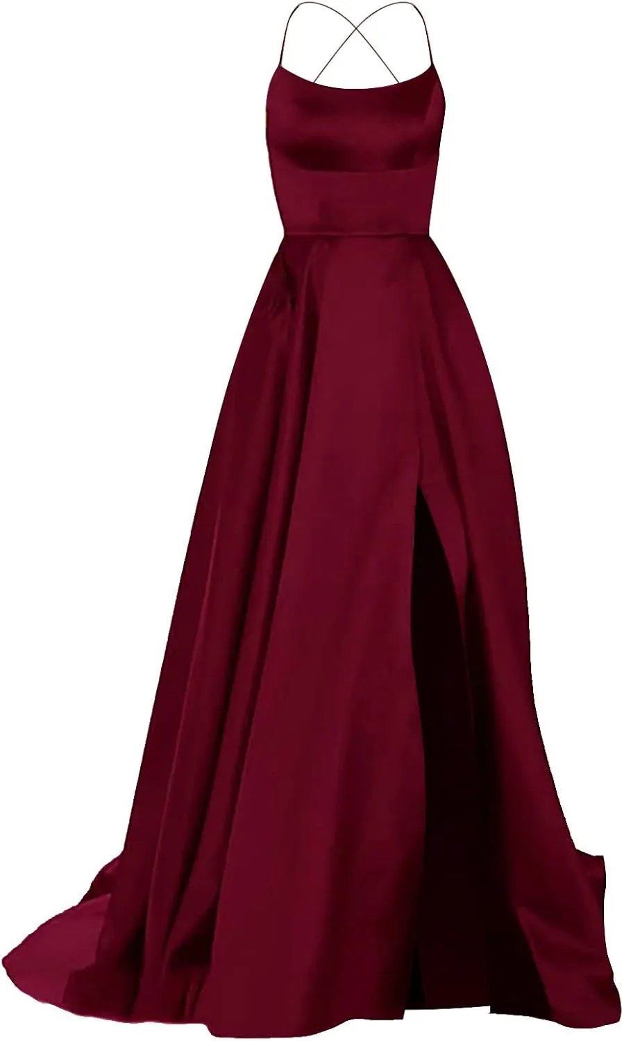Off Shoulder Prom Evening Gowns Elegant V Neck Short Sleeve Wrap Formal High Split Wedding Guest Dress