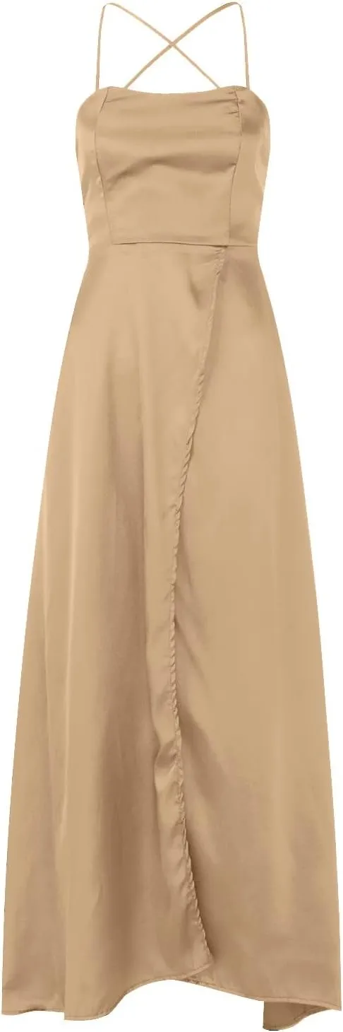 Off Shoulder Prom Evening Gowns Elegant V Neck Short Sleeve Wrap Formal High Split Wedding Guest Dress