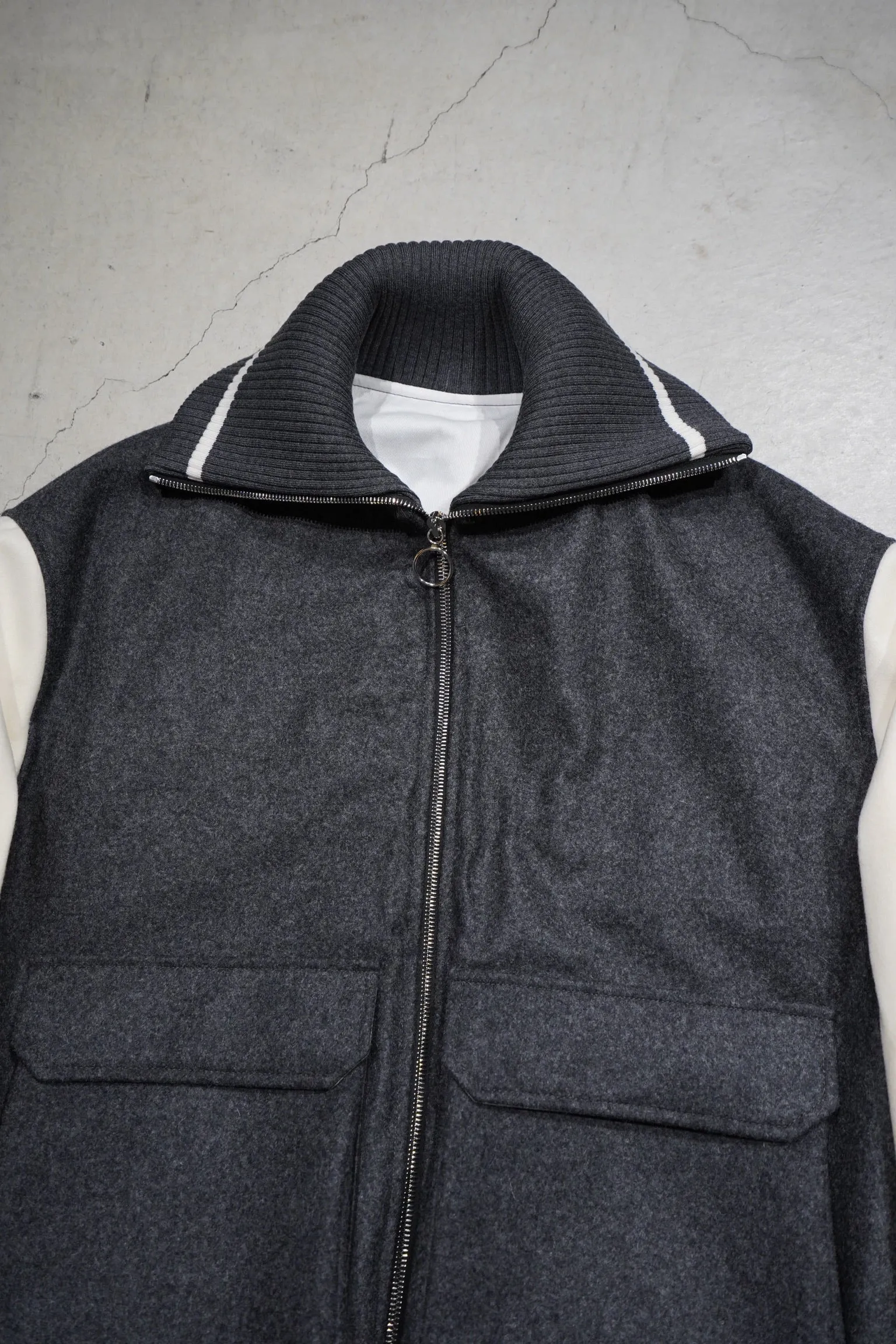 OVERSIZED LODEN WOOL BOMBERS