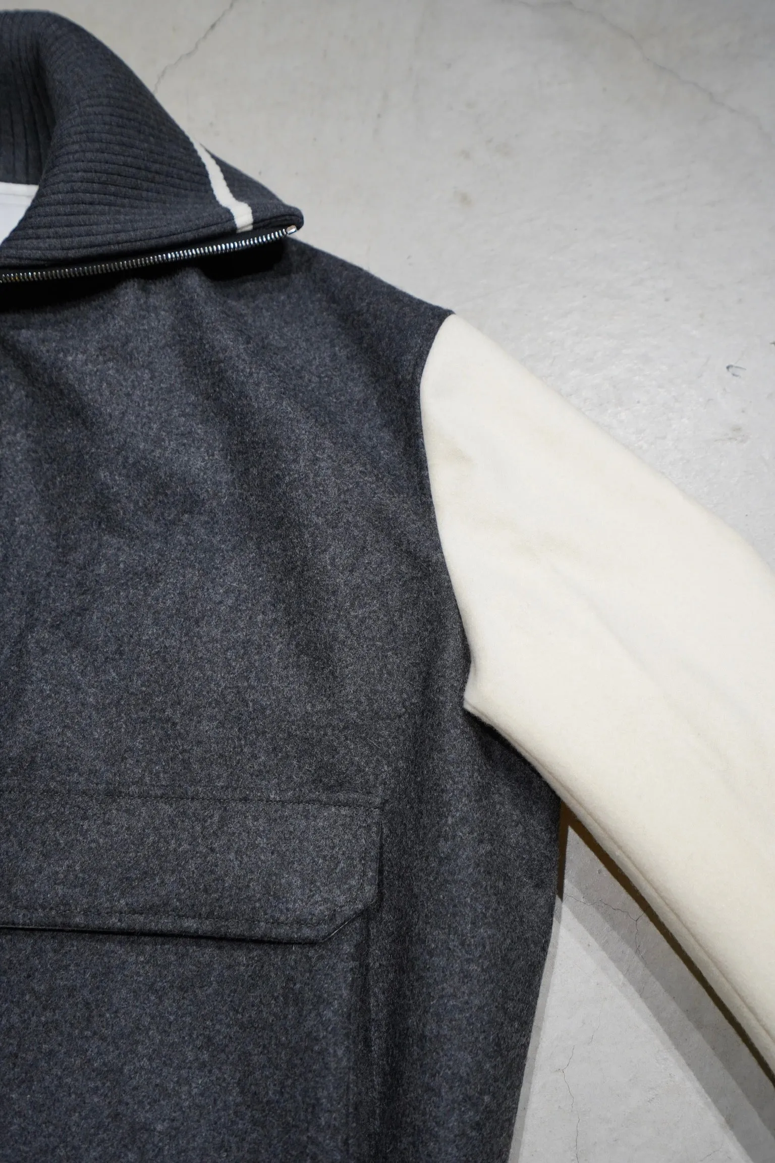 OVERSIZED LODEN WOOL BOMBERS