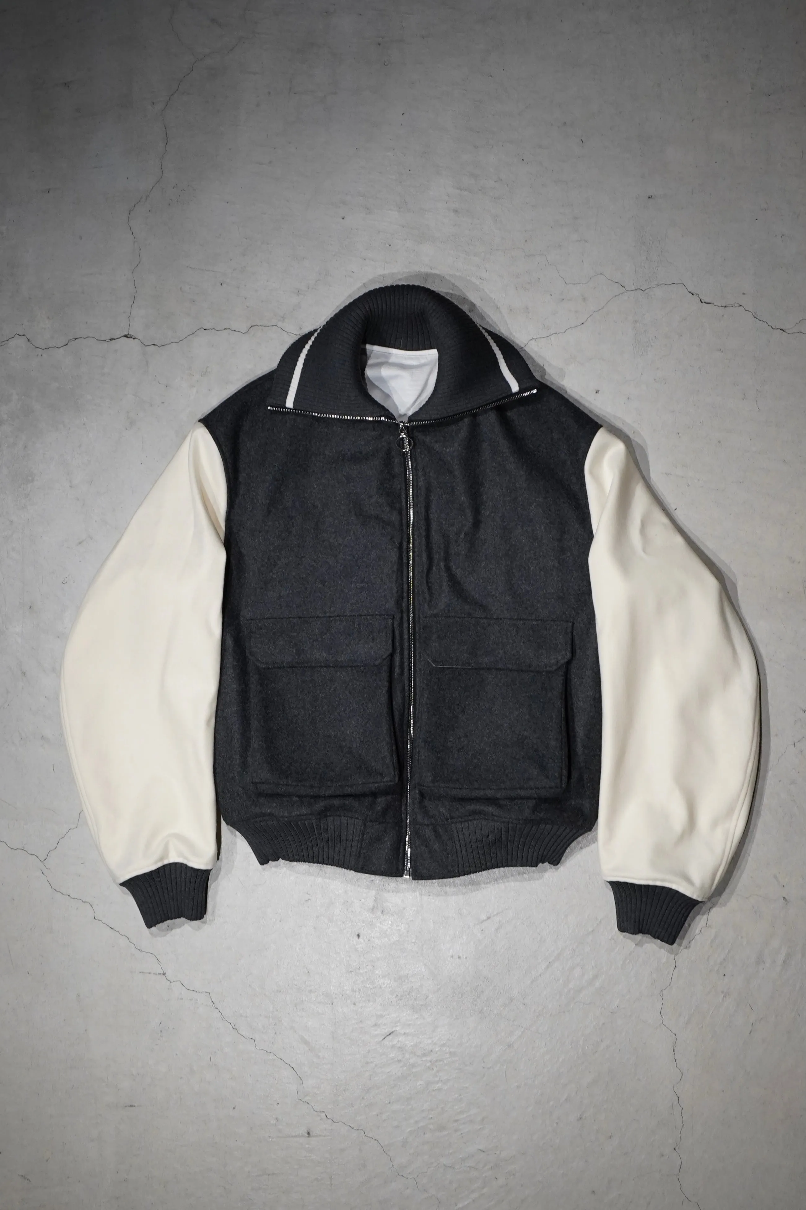 OVERSIZED LODEN WOOL BOMBERS