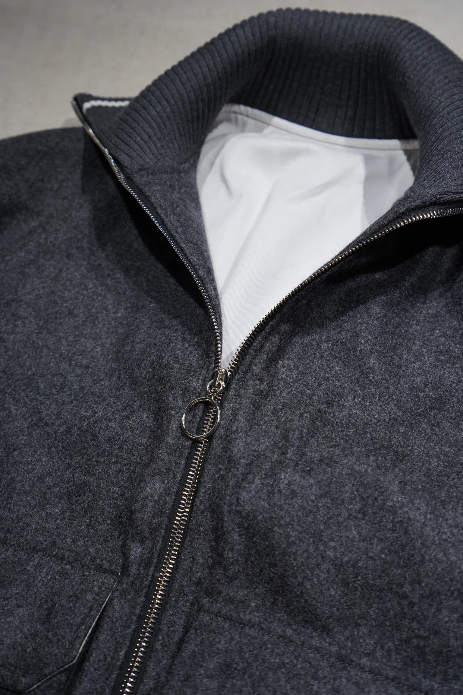OVERSIZED LODEN WOOL BOMBERS