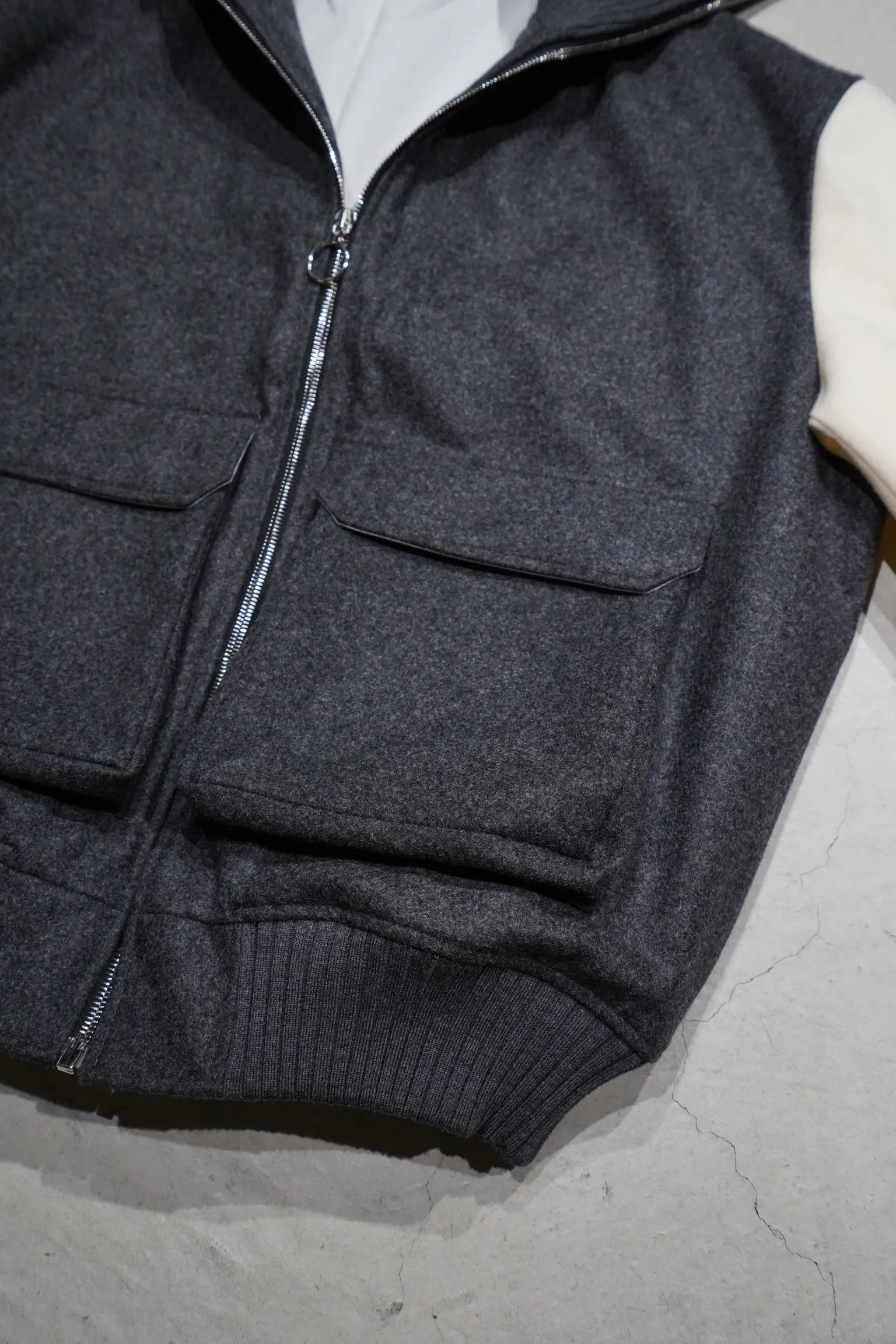 OVERSIZED LODEN WOOL BOMBERS